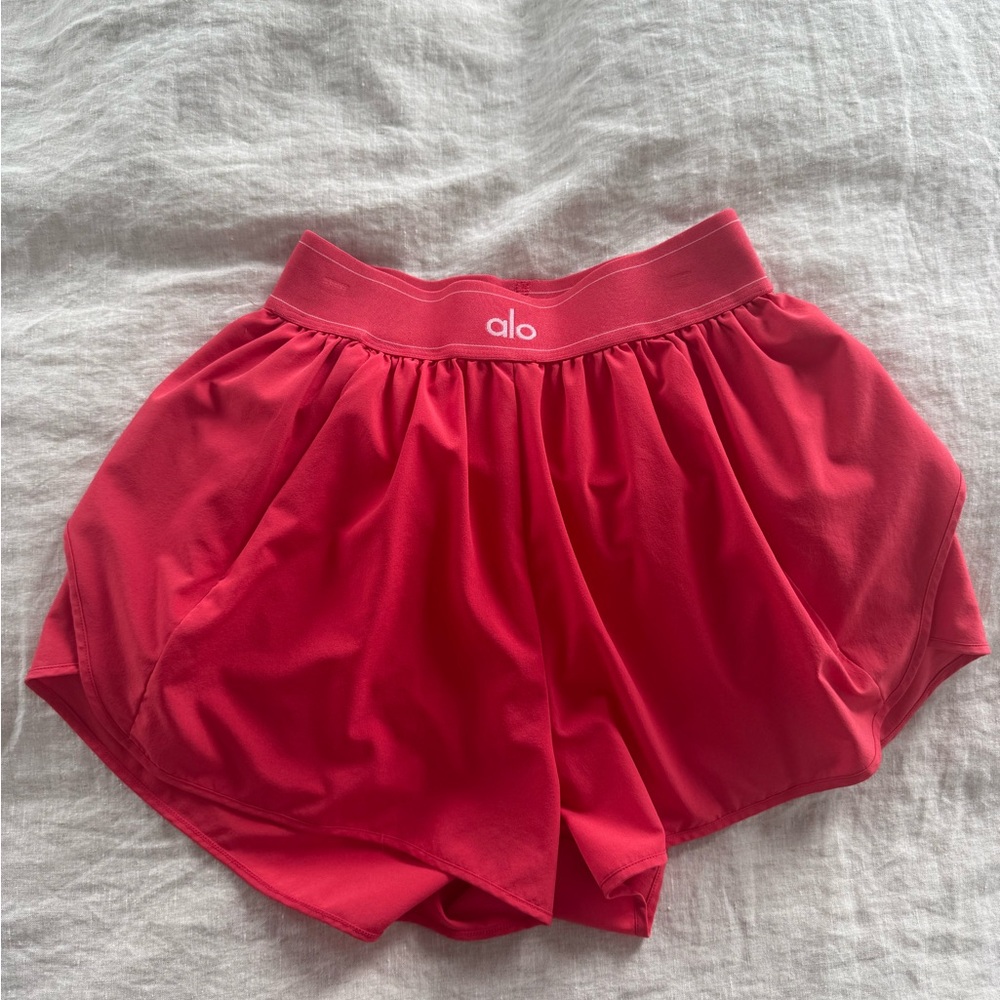 ALO Yoga Red Athletic Shorts